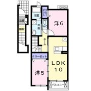 オレンジ ハウス Bの間取り画像