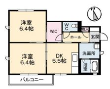 ベルナール サイ B棟の間取り画像