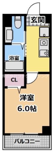 サンステュディオ清水駅前の間取り画像
