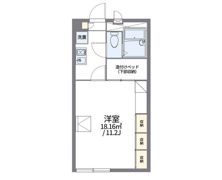 レオパレス福岡Bの間取り画像