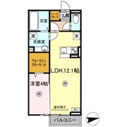 D-ROOM和田町の間取り画像