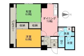 フラワーマンションの間取り画像