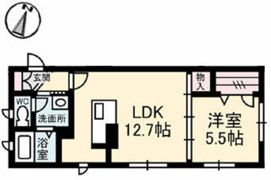 フローラ古江西の間取り画像