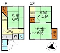 田中アパートの間取り画像