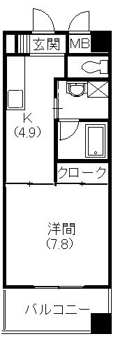ベルフォートの間取り画像