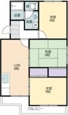 マンションブルースカイの間取り画像