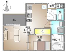 REGALEST 伊島Ⅰの間取り画像