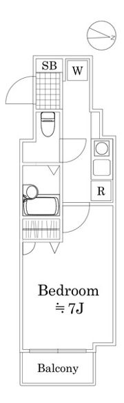 プレール・ドゥーク馬込駅前の間取り画像