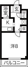 ラ・フレイズIIの間取り画像