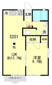 ルミネンス湘南桂台Sの間取り画像