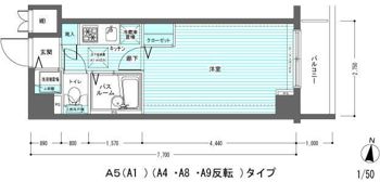 レジディア多摩川の間取り画像
