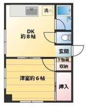タキーハイツの間取り画像