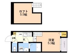 ラシュレ香椎の間取り画像