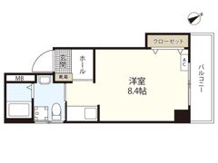 ヴィラ鶴見町14の間取り画像