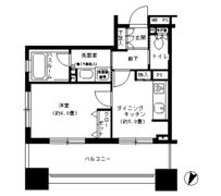 パークキューブ市ヶ谷の間取り画像