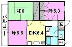 ユーミー高雄1の間取り画像