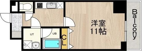 CITY SPIRE浜大津駅前の間取り画像