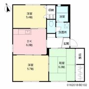 グランメゾン サンフラワーB棟の間取り画像