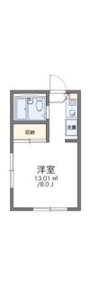 レオパレス中曽根Ⅰの間取り画像