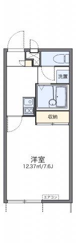 レオパレスガード1の間取り画像