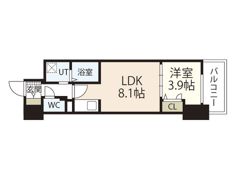 メイクス京橋川の間取り画像