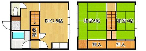 波多野アパートの間取り画像