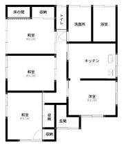 Y様連取貸家の間取り画像