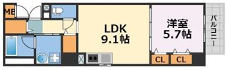 インテリジェンス御堂の間取り画像