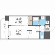 プレサンスOSAKA DOMECITYビーツの間取り画像
