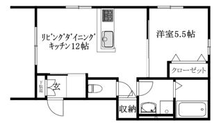 MKO中須賀Aの間取り画像