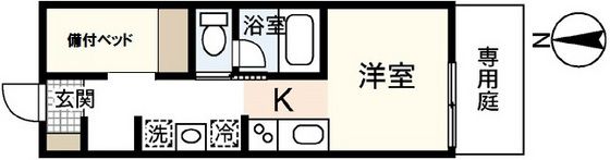 リバーノース中筋の間取り画像