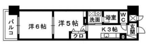 ラフィーネ到津学園通りの間取り画像
