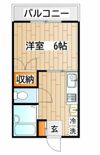 アビタシオン アサバの間取り画像