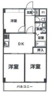 ブルームライフ市川の間取り画像