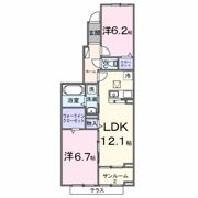 ビオレタAの間取り画像