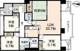 緑井スカイステージの間取り画像