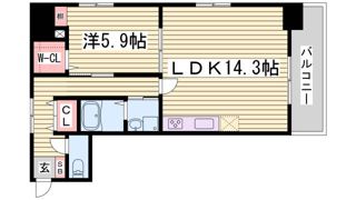 L・Isobe三宮の間取り画像