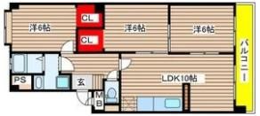 ファミーユ西浦の間取り画像