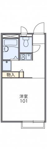 レオパレス高森台の間取り画像