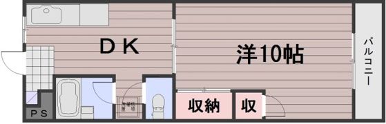 ラ・ピーヌ福島の間取り画像