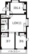 プリミエール藤江Ⅰの間取り画像