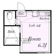ユナイト横浜ニコラス・バトラーの間取り画像