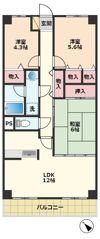 ロイヤルコート寒川の間取り画像