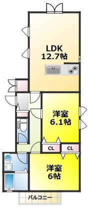 EIGER南荻窪の間取り画像