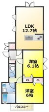 EIGER南荻窪の間取り画像