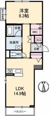 ベレオ高松林の間取り画像