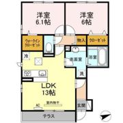 セジュール西条 A棟の間取り画像