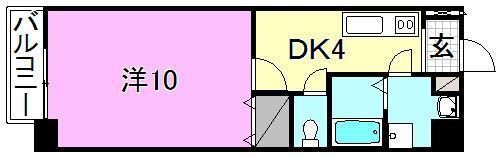 ドルーク南道後の間取り画像