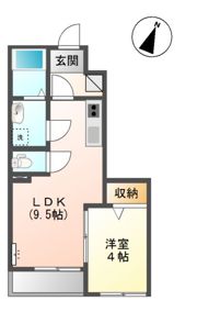 STAR TERRACE 福室の間取り画像