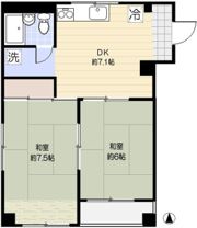 ハイツ一騎塚の間取り画像